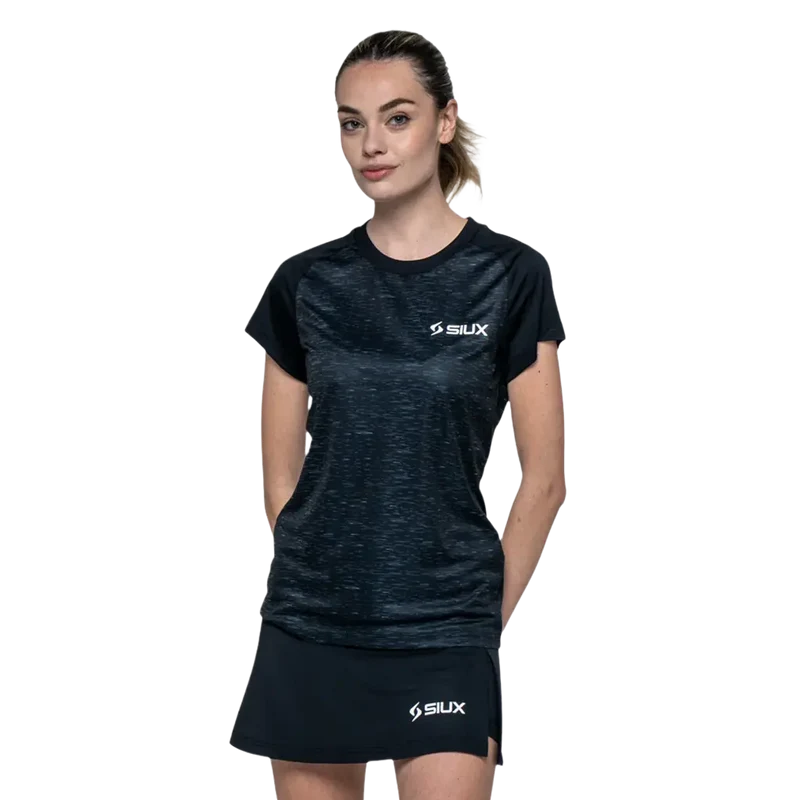 Camiseta Siux Club Mujer Negro 2026