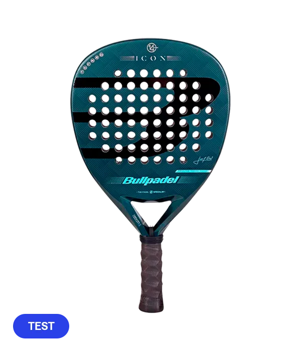 Pala de TEST Bullpadel Icon 2025 Juan M. Díaz