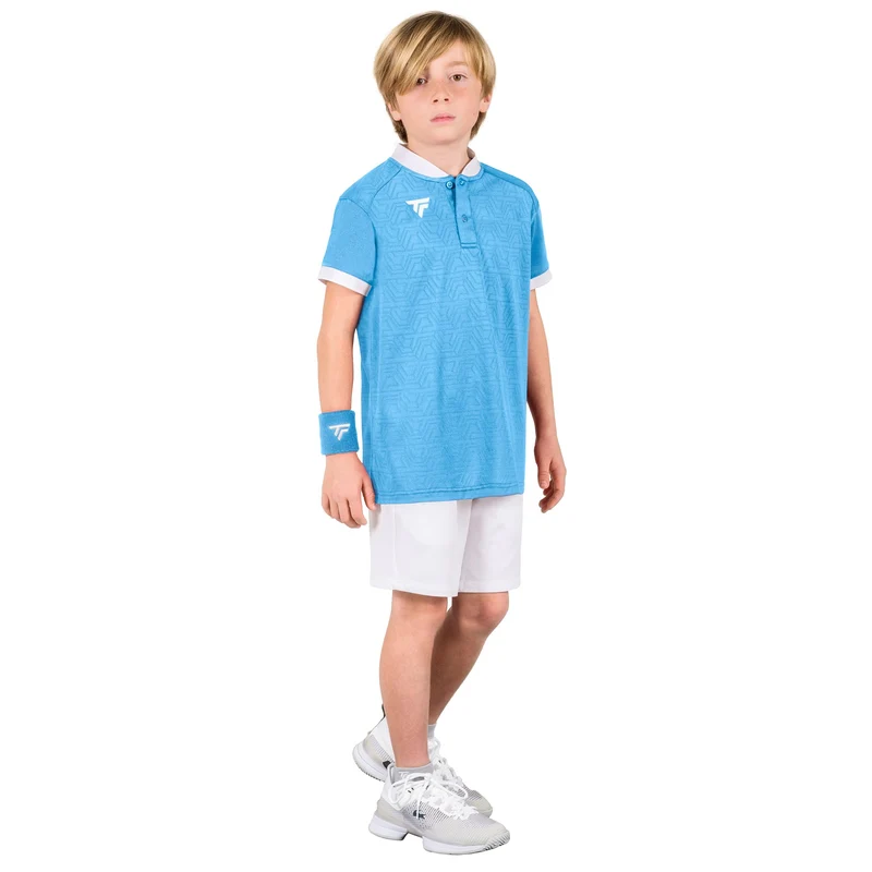 TEAM MESH POLO AZUR GARCON