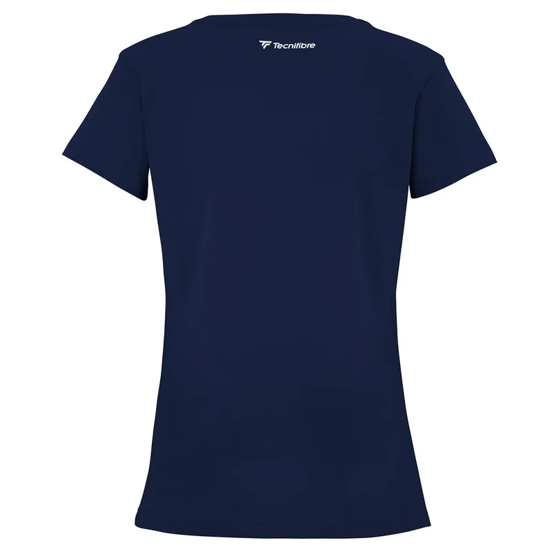 TEAM COTTON TEE MARINE FILLE