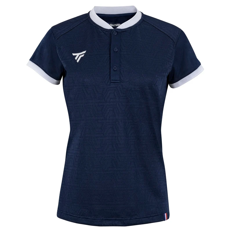 TEAM MESH POLO MARINE FEMME