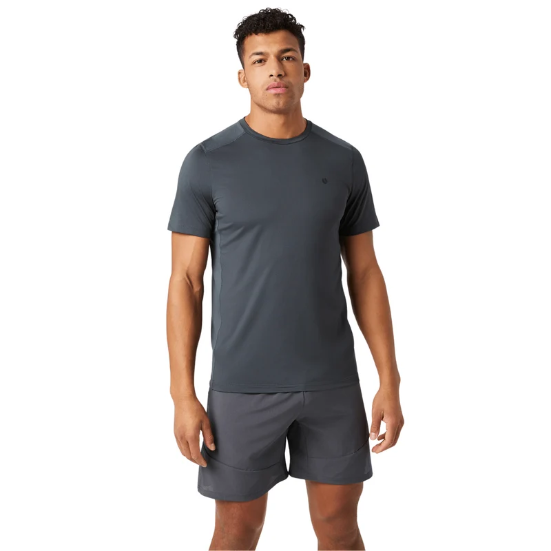Björn Borg Ace Mesh Panel T-Shirt Asphalt
