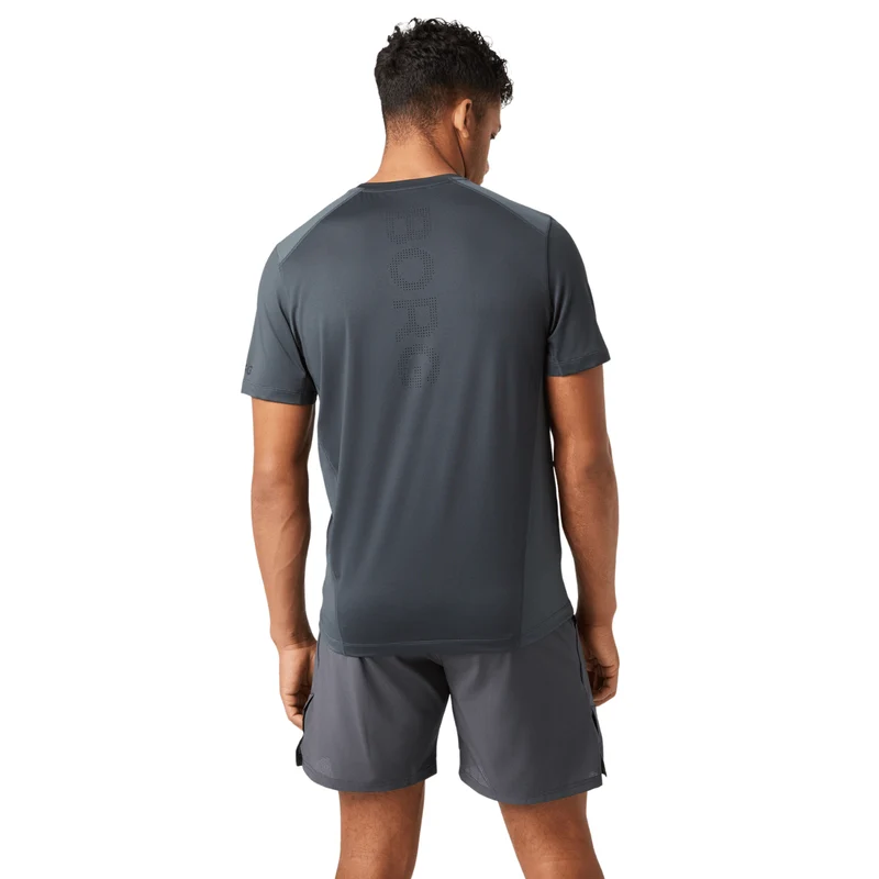 Björn Borg Ace Mesh Panel T-Shirt Asphalt