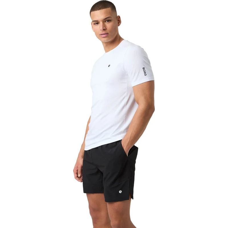 Björn Borg Ace Mesh Panel T-Shirt White