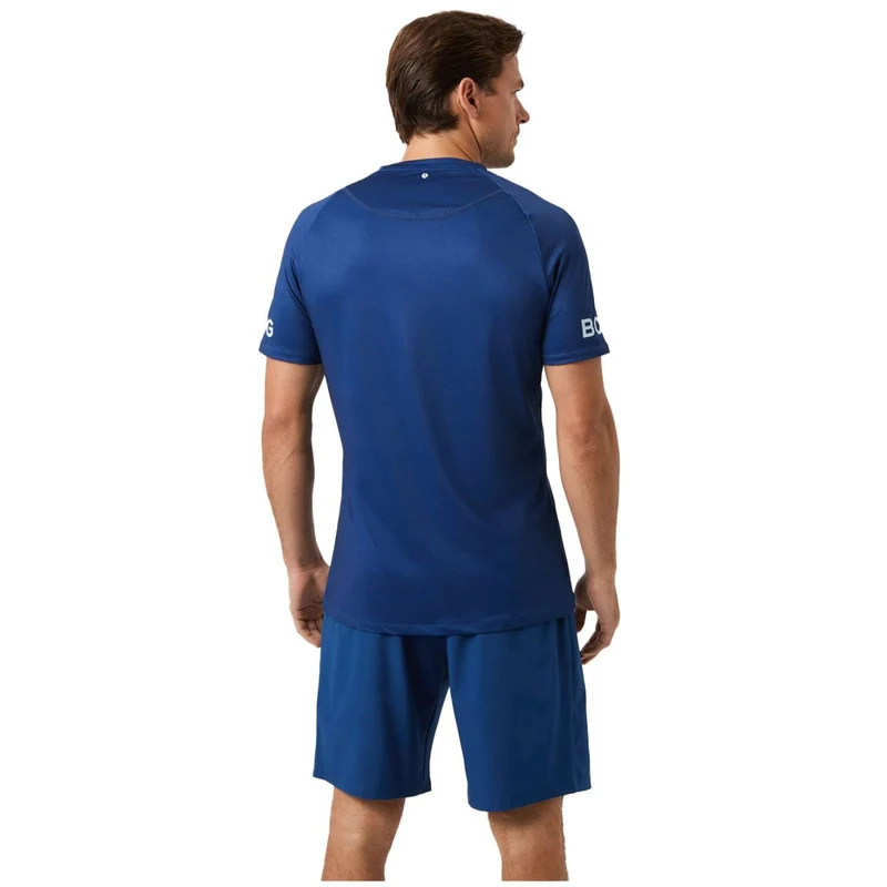 Björn Borg Ace Mesh Panel T-Shirt Dark Blue