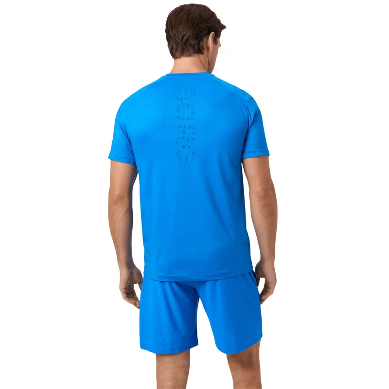 Björn Borg Ace Mesh Panel T-Shirt Blue