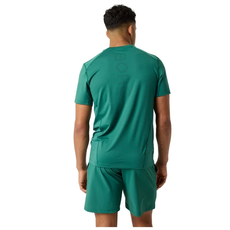 Björn Borg Ace Mesh Panel T-Shirt Posy Green