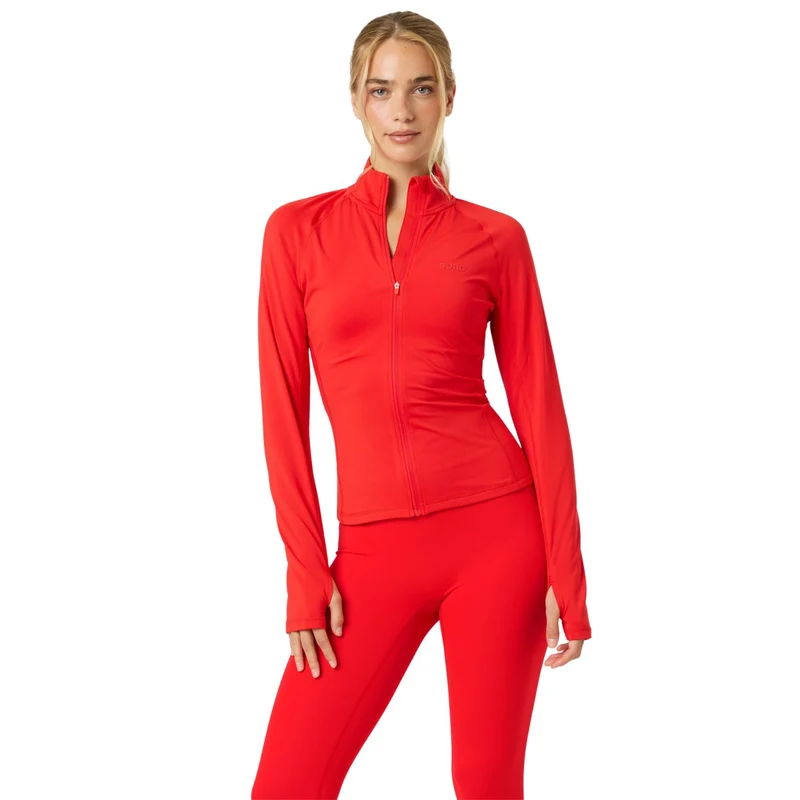 Björn Borg Full Zip Midlayer Flame Scarlet