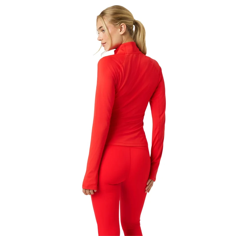 Björn Borg Full Zip Midlayer Flame Scarlet