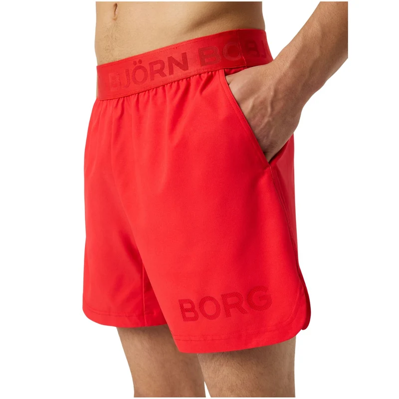Björn Borg 6" Shorts Flame Scarlet