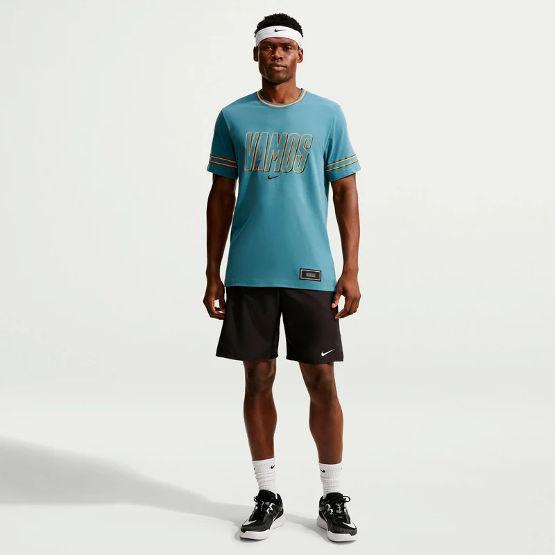 Court Dri-Fit T-Shirt Herren - petrol