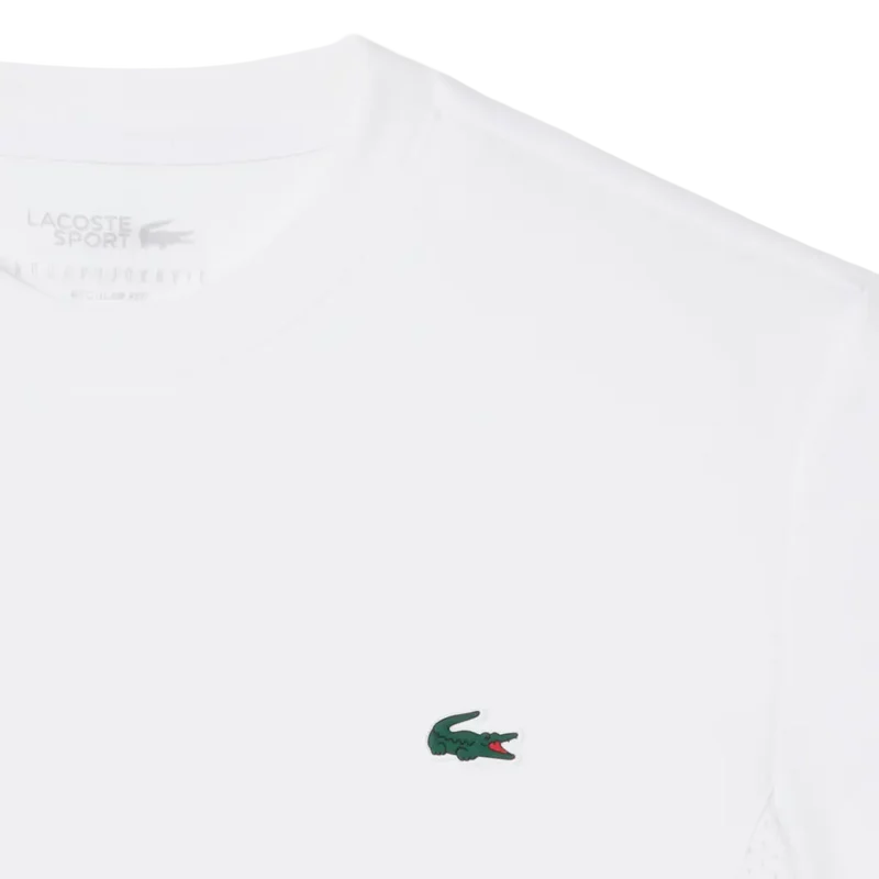 Camiseta Lacoste Novak Djokovic Blanco 2026
