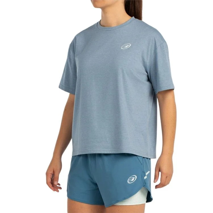 Bullpadel T-shirt Oyeme Dames Blauw Groen