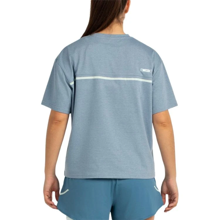 Bullpadel T-shirt Oyeme Dames Blauw Groen