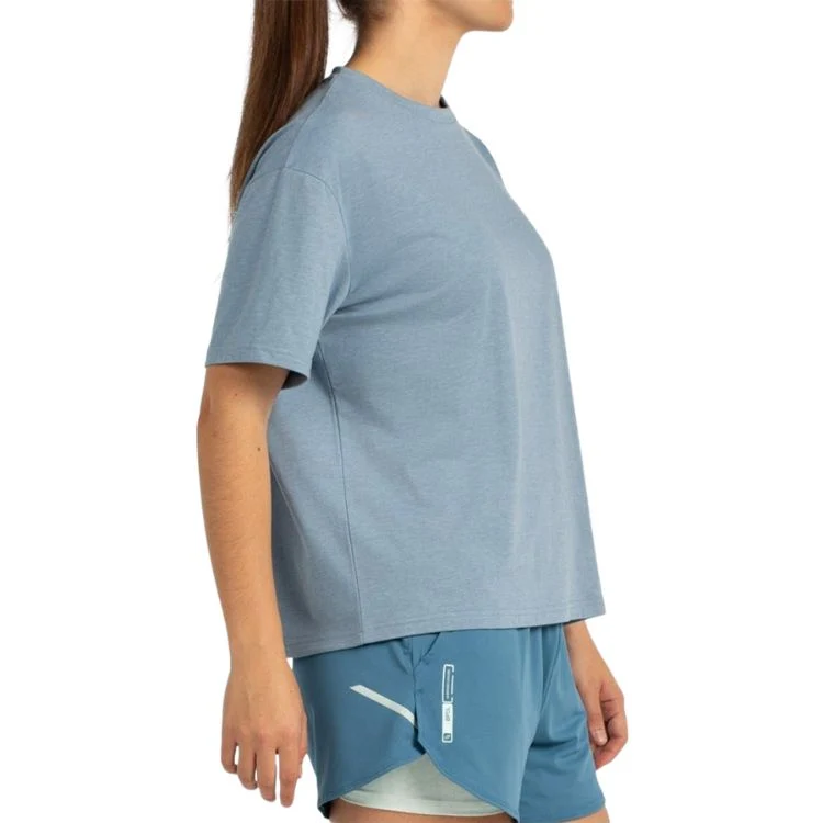 Bullpadel T-shirt Oyeme Dames Blauw Groen