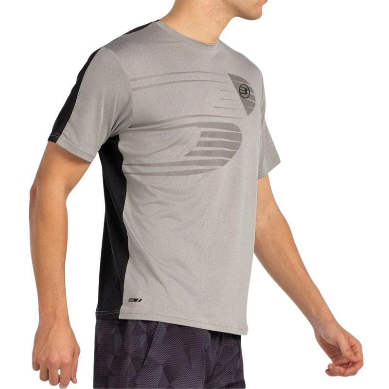 Bullpadel T-shirt Moeche Heren Grijs