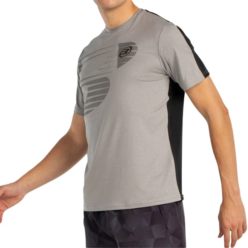 Bullpadel T-shirt Moeche Heren Grijs