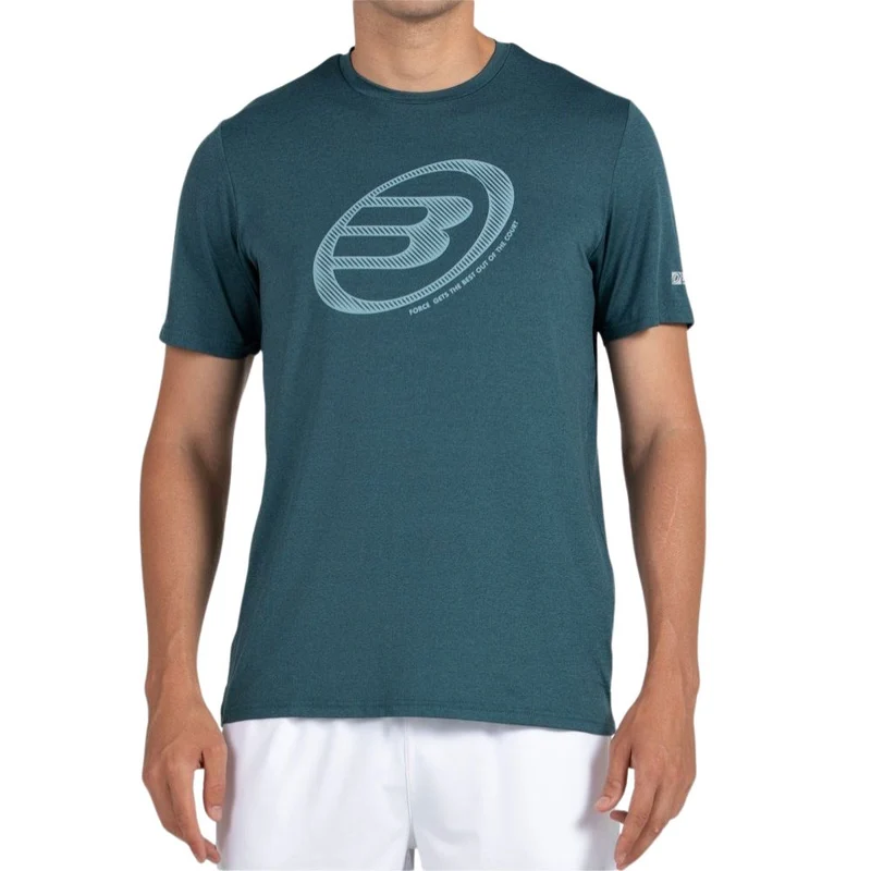 Bullpadel T-shirt Lande Heren Donkergroen