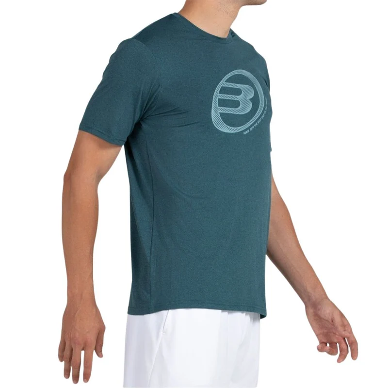 Bullpadel T-shirt Lande Heren Donkergroen