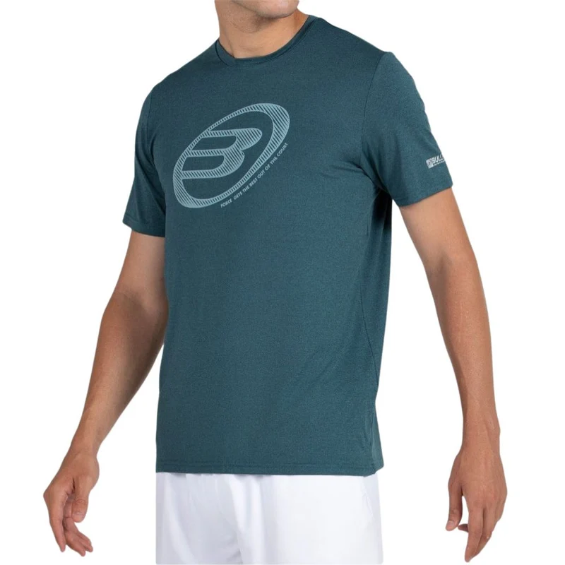 Bullpadel T-shirt Lande Heren Donkergroen