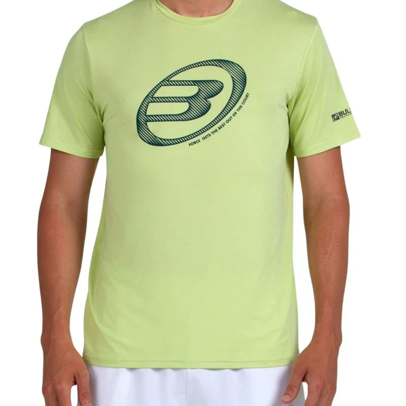 Bullpadel T-shirt Lande Heren Geel