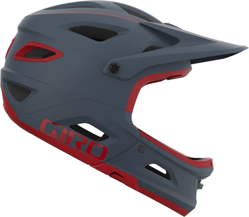Giro SWITCHBLADE MIPS Fahrradhelm matte portaro grey red Gr. M (55-59 cm) Herren