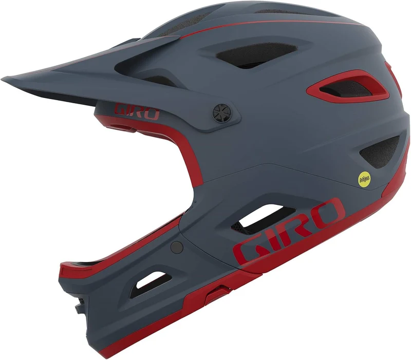 Giro SWITCHBLADE MIPS Fahrradhelm matte portaro grey red Gr. M (55-59 cm) Herren