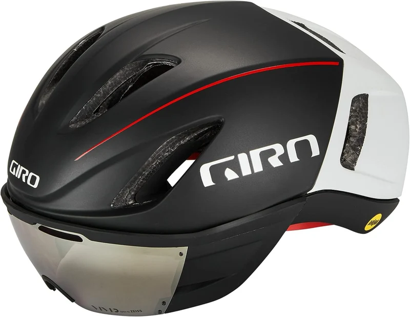 Giro VANQUISH Mips Fahrradhelm matte black white red Gr. M (55-59 cm) Herren