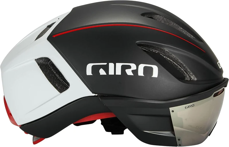 Giro VANQUISH Mips Fahrradhelm matte black white red Gr. M (55-59 cm) Herren