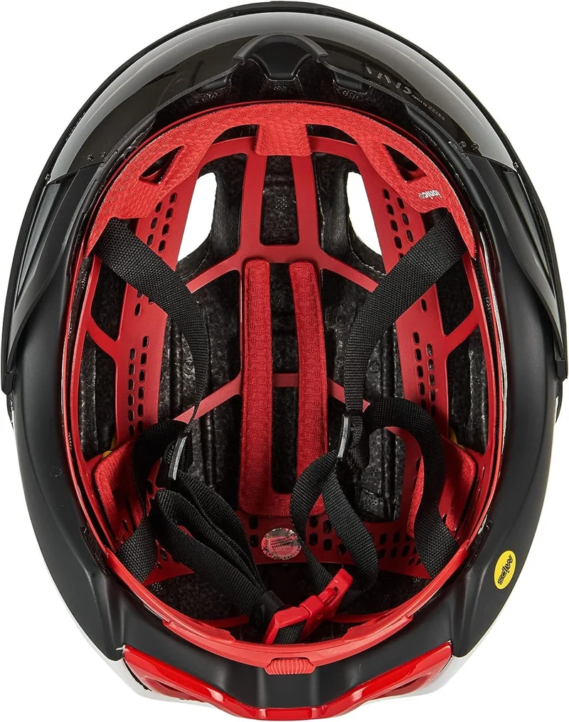 Giro VANQUISH Mips Fahrradhelm matte black white red Gr. M (55-59 cm) Herren