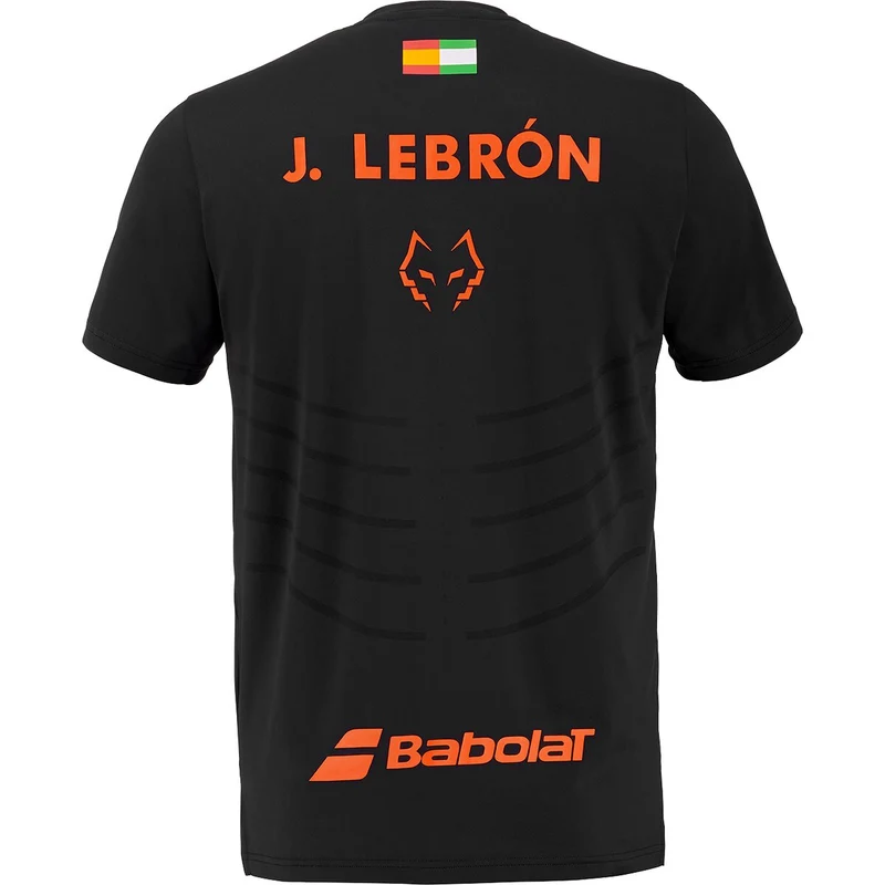 Babolat Replica Juan Lebron T-shirt (Black/Black)