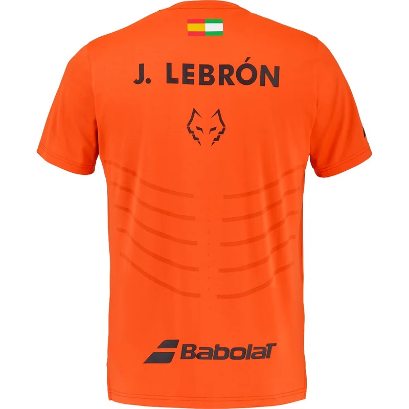 Babolat Replica Juan Lebron T-shirt (Red Orange)