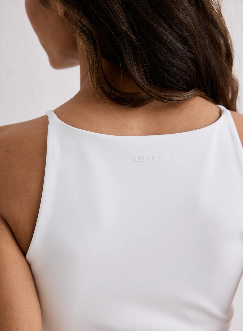 White Sense Halter Bralette