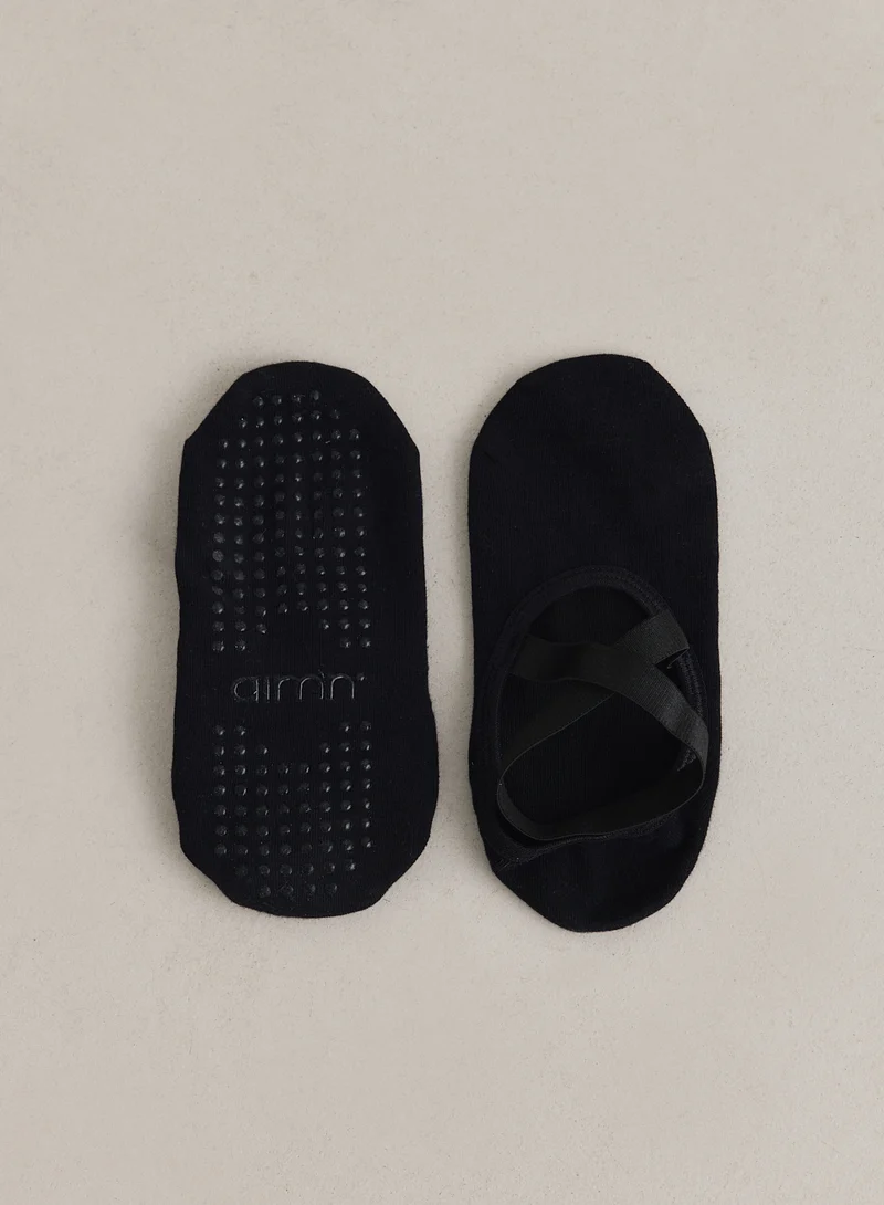 Black Pilates Socks