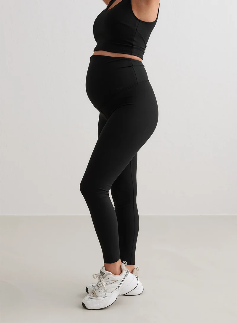 Black Sense Maternity Petite Tights