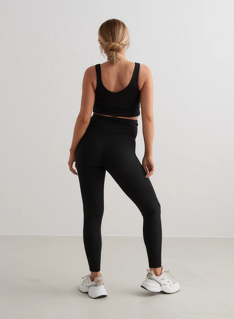 Black Sense Maternity Petite Tights