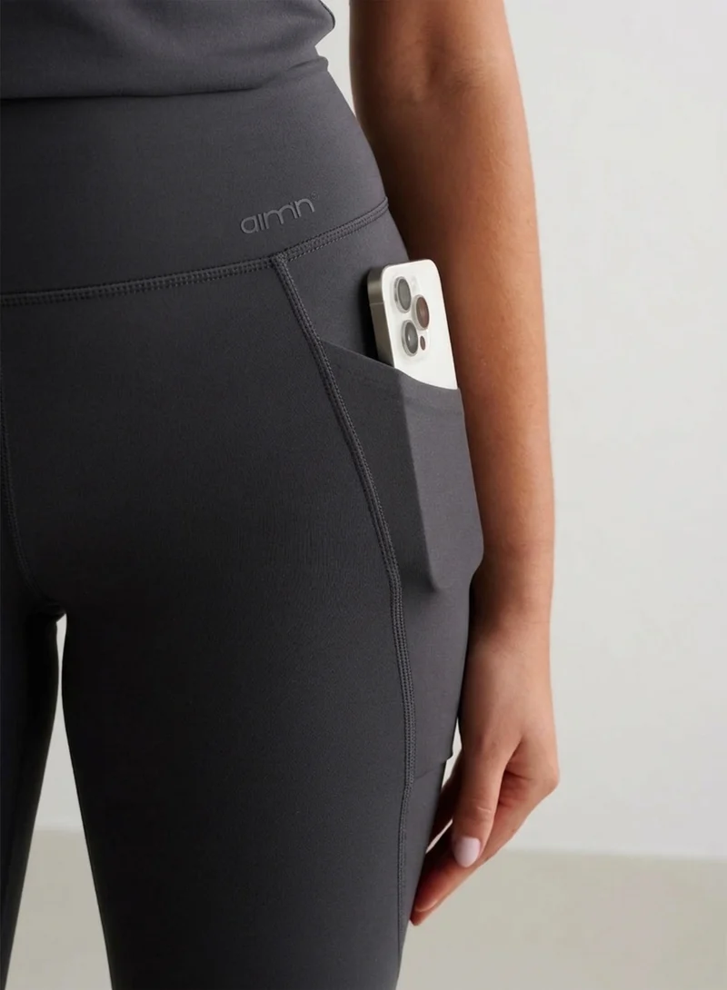 Shadow Grey Sense Pocket Tights
