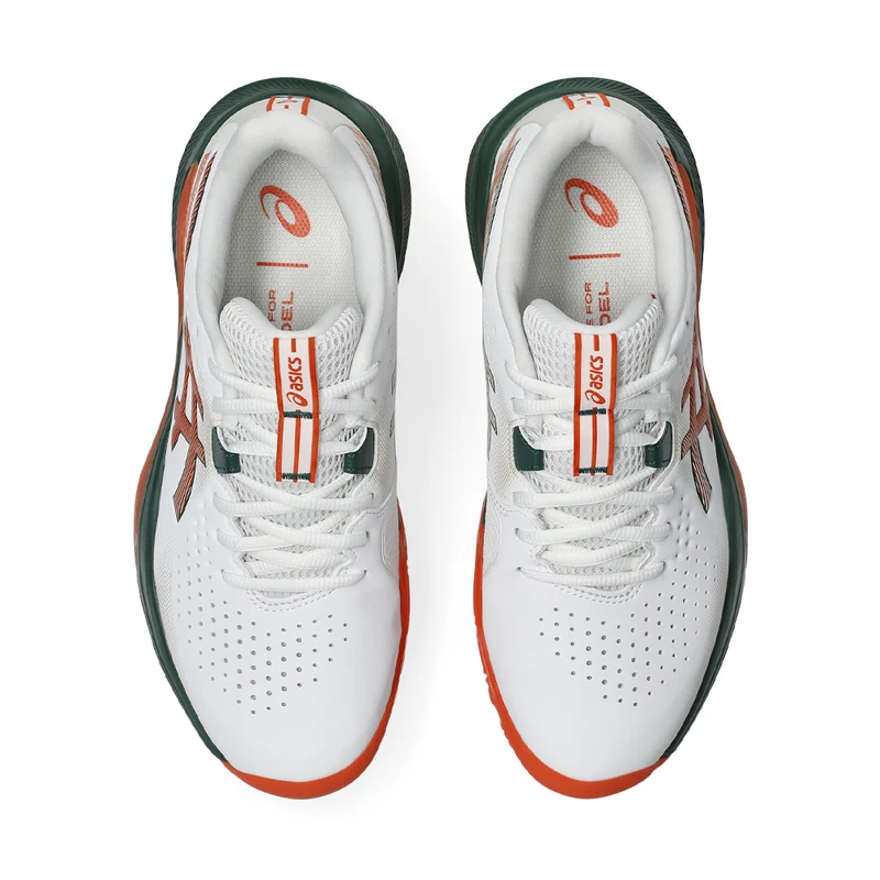 ASICS GEL CHALLENGER 15 Padel White/Orange FW26 (Zapatillas)