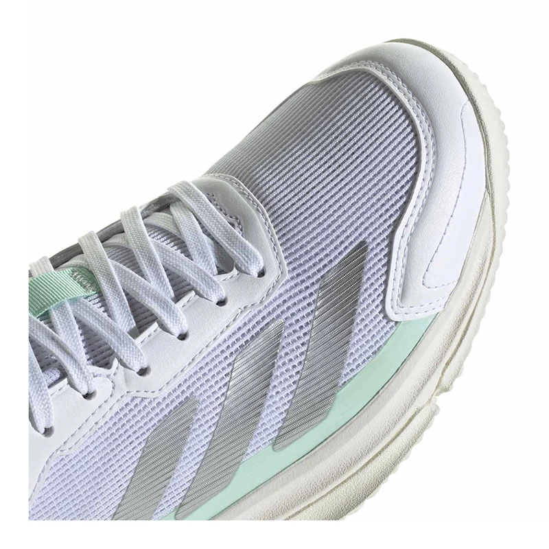 ADIDAS CRAZYQUICK LS PADEL W White/Green FW26 (Zapatillas)