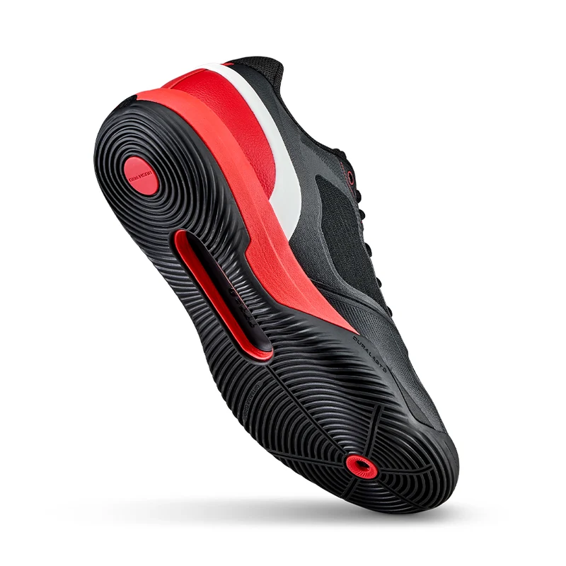 WILSON RUSH PRO 5 PADEL Black/Red SS26 (Zapatillas)