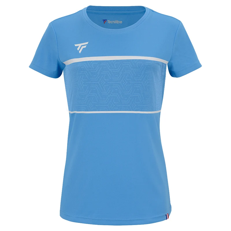 TEAM TECH TEE AZUR FILLE