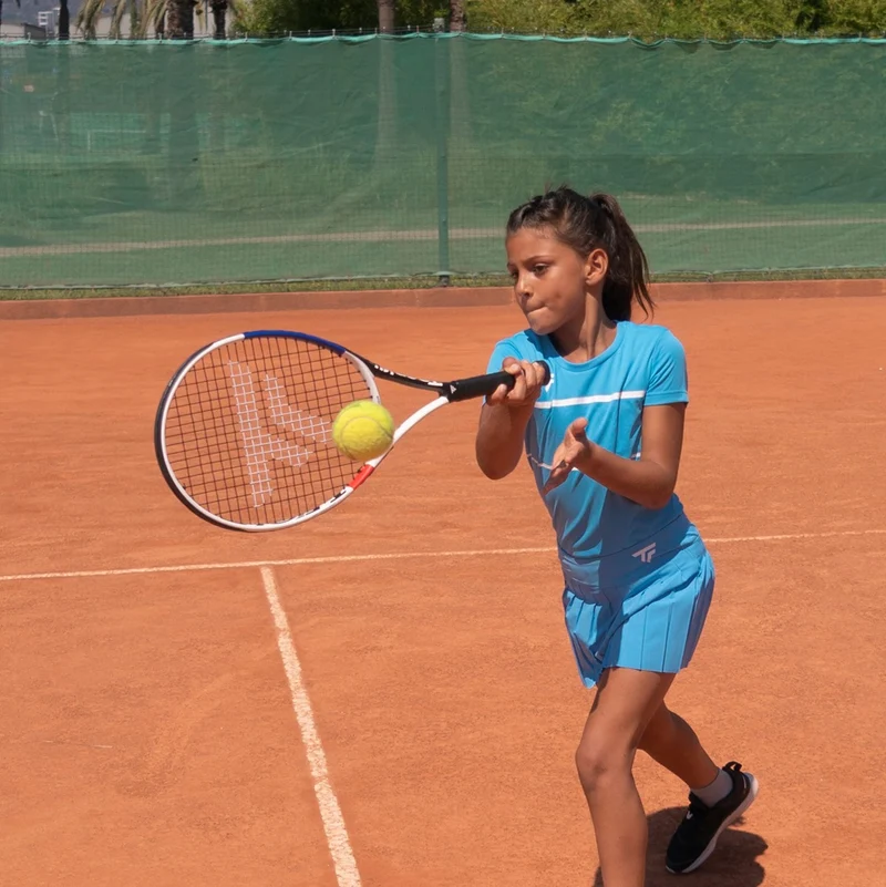 TEAM TECH TEE AZUR FILLE