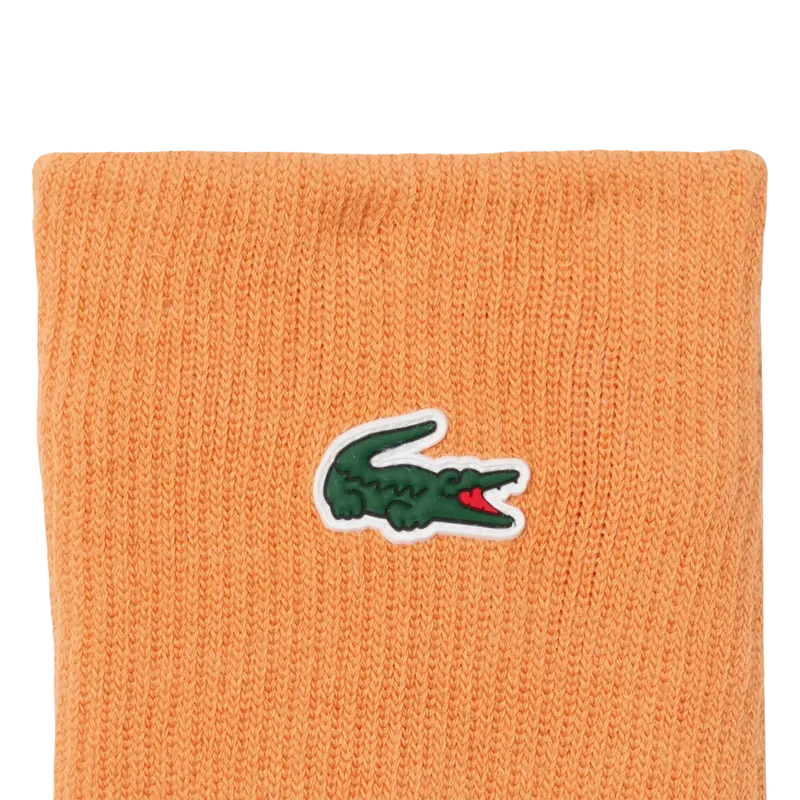 Muñequera Lacoste Roland Garros Naranja 2026 (Pack x2)