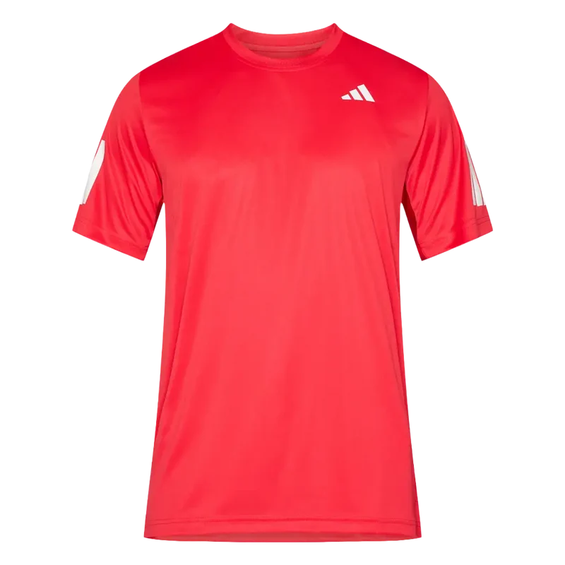 Camiseta Adidas Club 3STR Rojo 2026