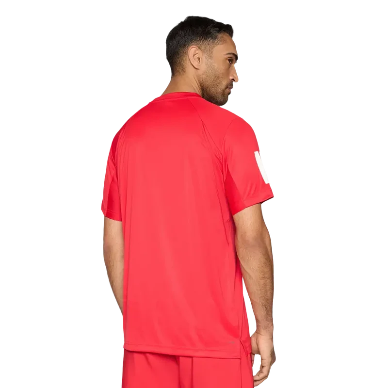 Camiseta Adidas Club 3STR Rojo 2026