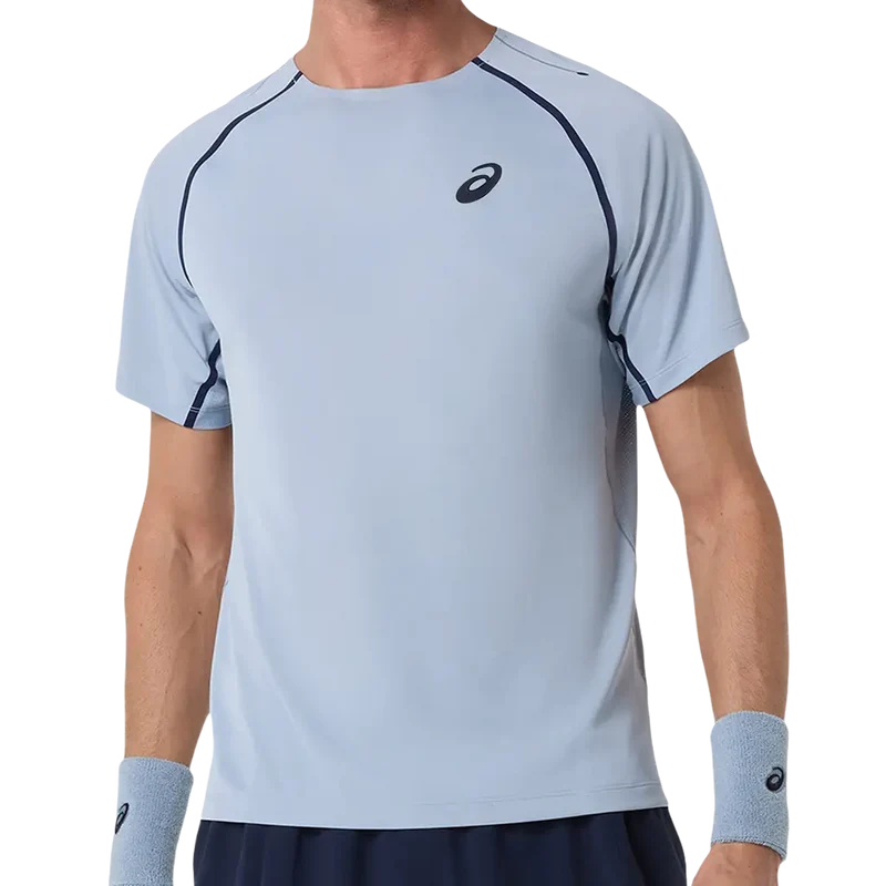 Camiseta Asics Match SS Top Grey Blue