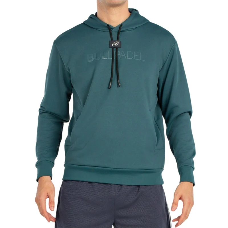 Bullpadel Hoodie Binee Heren Donkergroen