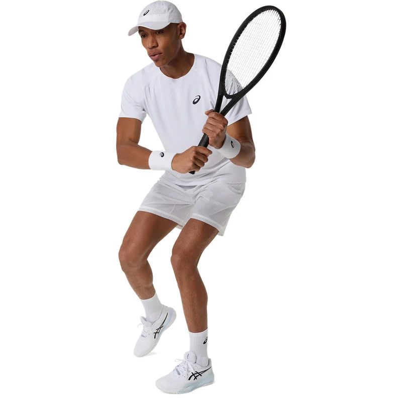 Asics T-Shirt Match SS Top Heren Wit