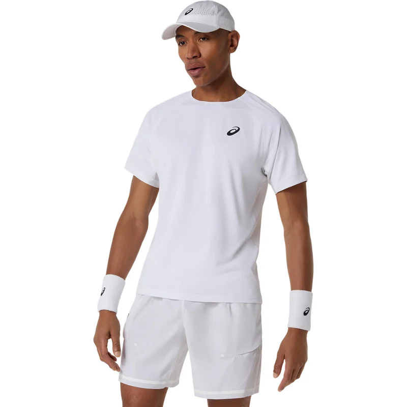 Asics T-Shirt Match SS Top Heren Wit