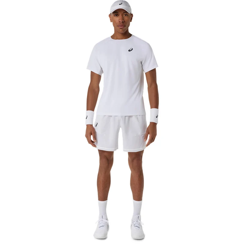 Asics T-Shirt Match SS Top Heren Wit